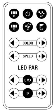 BOOMTONEDJ PARTY BAR CRYSTAL MKII - Afstandsbediening: - 1