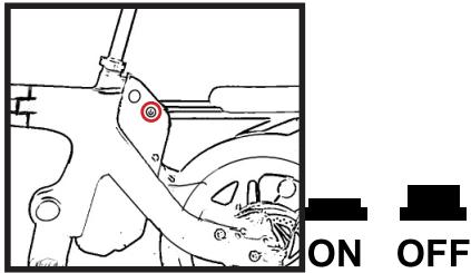 YEEP.ME e-sixteen - 电池开关按钮： - 1