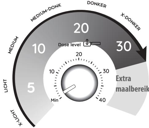 DELONGHI EC 9155.MB PREMIUM - Aanpassing van de hoeveelheid koffie in de filterzeef - 1
