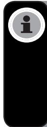 Black rectangular icon with a white circular symbol containing the lowercase 'i' in gray.