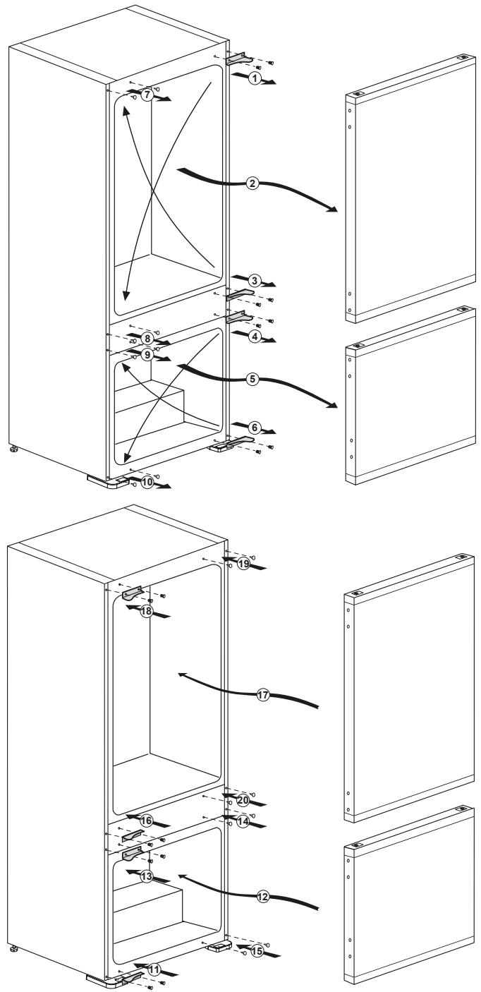 BEKO BCHA306E4SN - Réversibilité des portes - 1