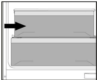 BEKO BCHA306E4SN - Le compartment des produits laitiers (entrepôt frigorifique) - 1