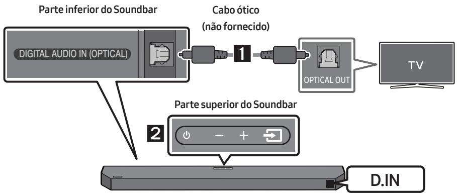 SAMSUNG HW-Q600C - Lista de verificacao pre-ligação - 2