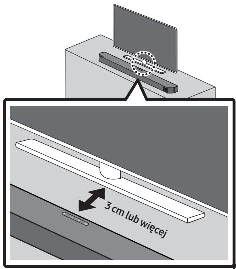 SAMSUNG HW-Q600C - INSTALLACJA LISTWY SOUNDBAR PRZED TELEWIZORE - 1