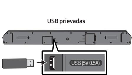 SAMSUNG HW-Q600C - KAIP PRIJUNGTI USB LAIKMENA - 1