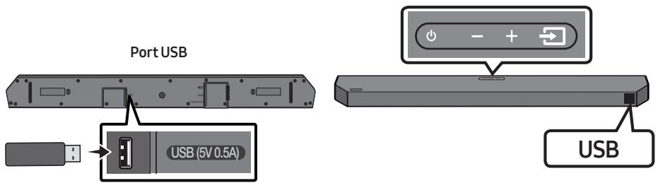 SAMSUNG HW-Q600C - CONNEXION D'UN LECTEUR USB - 1
