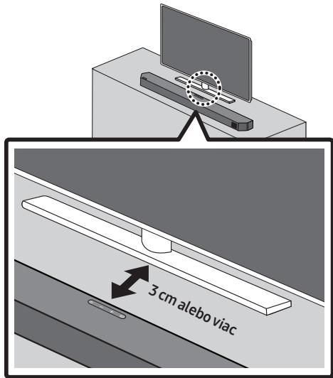SAMSUNG HW-Q600C - INSTALÁCIA ZARIADENIA SOUNDBAR PRED TELEVÍZOROM - 1