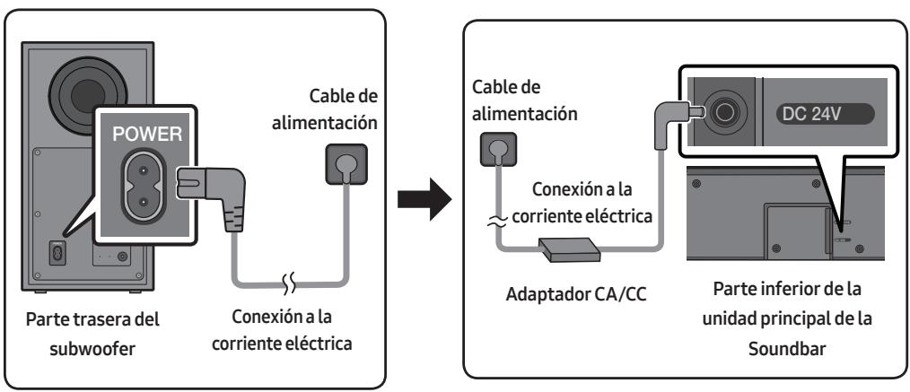 SAMSUNG HW-Q600C - Conexión a la corriente electrica - 1