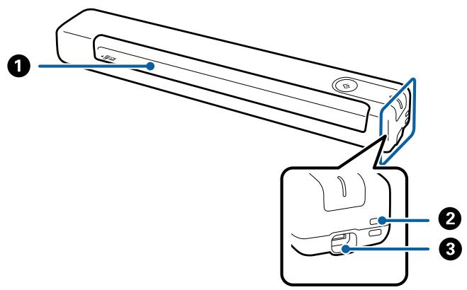EPSON ES-50W - Noms et fonctions des éléments - 1