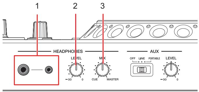 PIONEER DJ DDJ-REV5 - Section Headphones - 1