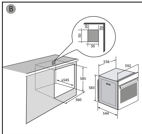 BRANDT BFP7554BB - CHOICE OF LOCATION AND FITTING - 5