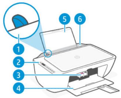 HP DeskJet 4222e - Vue avant - 1