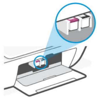HP DeskJet 4222e - Nettoyage des contacts de la cartouche - 3
