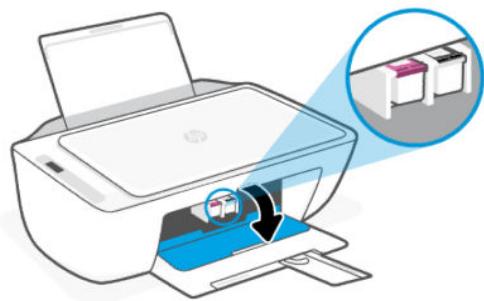 HP DeskJet 4222e - Zone d'accès aux cartouches - 1