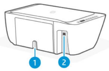 HP DeskJet 2821e - Vue arrêtè - 1