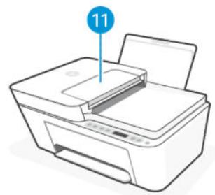HP DeskJet 2821e - Vue avant - 3