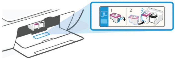 HP DeskJet 2821e - Commande de fournitures d'encre - 1