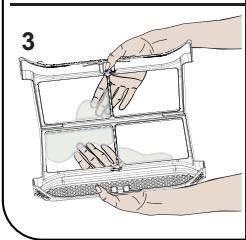 WINIA WVR-V10C1WW - Nettoyage du filtre à peluches - 3