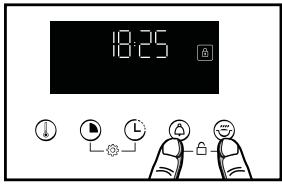 SAUTER SOP6332BB - - Verrouillage clavier (sécurities enfants) - 1
