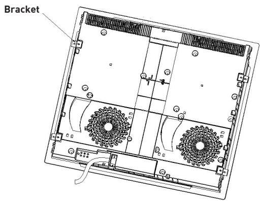 VALBERG IH 4 TB 007C - Adjusting the bracket position - 1