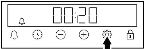 BEKO BCBIS14300MPSE - Setting the alarm - 3