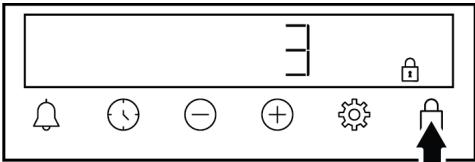 BEKO BCBIS14300MPSE - Activating the key lock - 1
