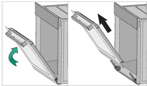 BEKO BCBIS14300MPSE - Retrait de la porte du four - 4