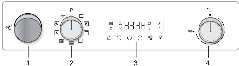 BEKO BCBIS14300MPSE - Panneau de commande - 1