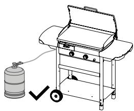CAMPINGAZ EXB Extra-chariot + plancha - d) Gaz şişesi - 1