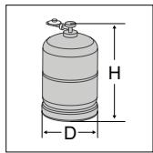 CAMPINGAZ EXB Extra-chariot + plancha - d) GAS CYLINDER - 3