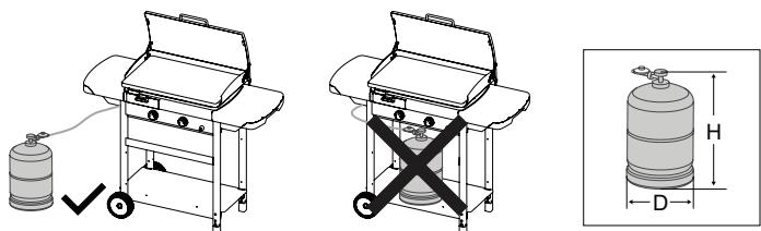CAMPINGAZ EXB Extra-chariot + plancha - d) GASFLASKE - 1