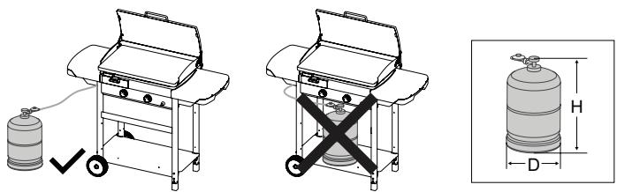 CAMPINGAZ EXB Extra-chariot + plancha - Δ) ΦΙΑΛΗ ΑΕΡΙΟΥ - 1