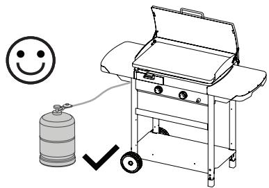 CAMPINGAZ EXB Extra-chariot + plancha - g) ENNEN SYTYTYSTÄ - 2