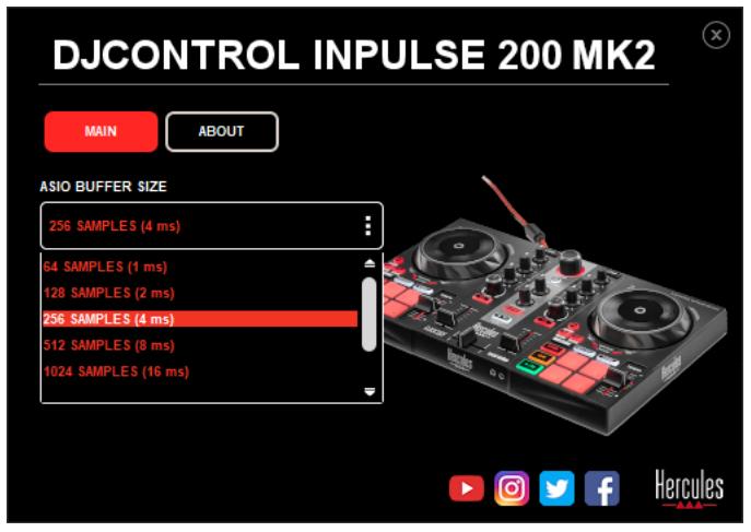 HERCULES Inpulse 200 MK2 - ASIO und Windows®-Kontrollpanel - 1