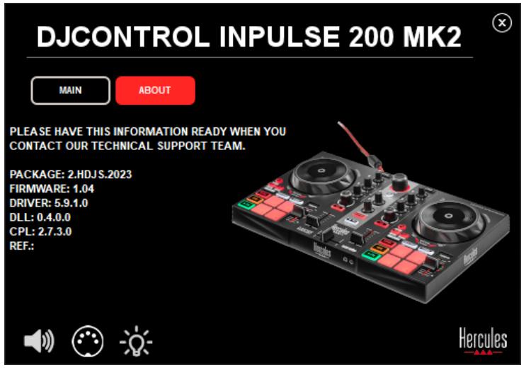 HERCULES Inpulse 200 MK2 - Aktualizácia firmvéru - 1