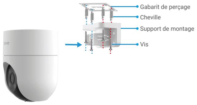 EZVIZ H8C - Montage au plafond/mural - 1