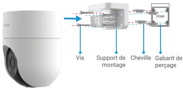 EZVIZ H8C - Montage au plafond/mural - 2