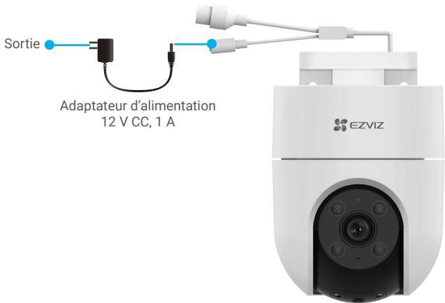 EZVIZ H8C - Option A: connexion filaire - 3