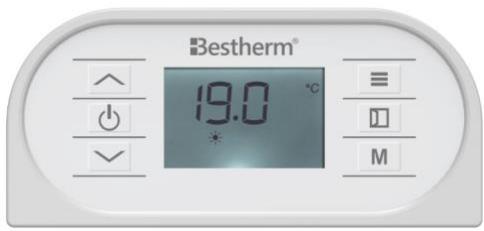 BESTHERM CONNECTE 1000 WATTS - Controlepaneel - 1