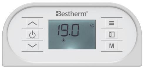 BESTHERM CONNECTE 1000 WATTS - Panneau de contrôle - 1