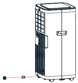 VALBERG CLIM-A7 - Emptying the water tank - 1