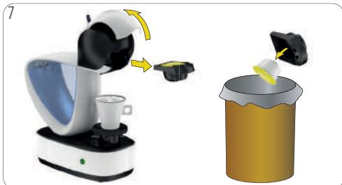 KRUPS YY3877FD INFINISSIMA ROUGE - DEUX CAPSULES (P. EX. CAPPUCCINO) - 7