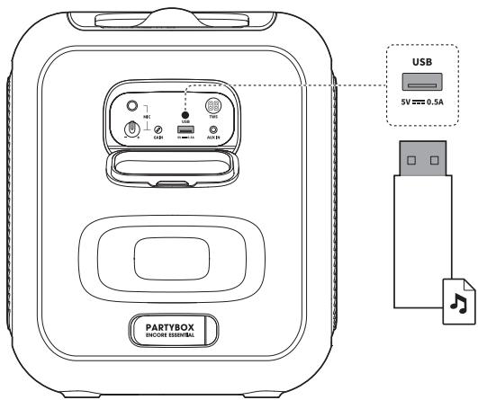 JBL Partybox Encore Essential - USB Connection - 1