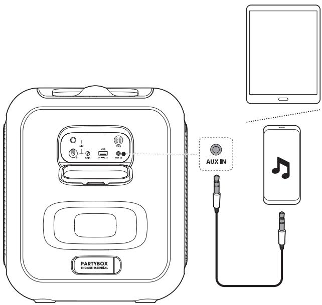 JBL Partybox Encore Essential - AUX Connection - 1