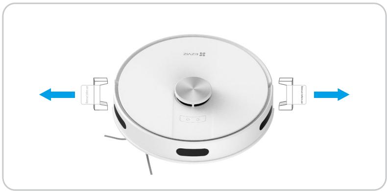 EZVIZ RE4 PLUS - Retrait des dispositifs de protection - 1