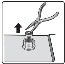 HISENSE WD914LE - Filtre à maille de la connexion d'eau - 5
