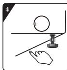 HISENSE WD914LE - INSTALLERLE COUVERCLE INFÉRIEUR - 4