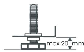 HISENSE WD914LE - RéGLAGE DU PIED - 7