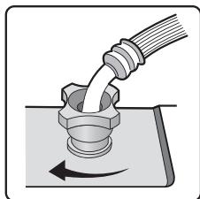 HISENSE WD914LE - Filtre à maille de la connexion d'eau - 8
