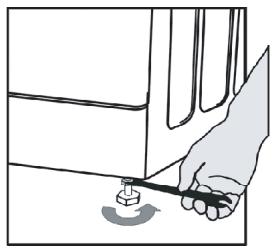 HISENSE WD914LE - RéGLAGE DU PIED - 6